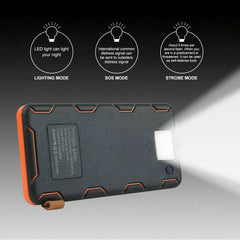 Solar Power Bank 20000mAh Dual USB