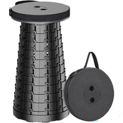 Folding telescopic stool open