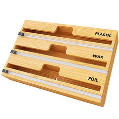 Bamboo wrap dispenser