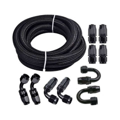 6AN braided fuel hose kit