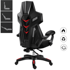 Gaming Chair with Headrest and Lumbar Support