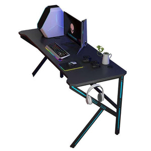 gaming desk table black