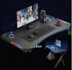 Gaming Desk Table 120cm RGB Light