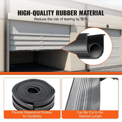 Universal Garage Door Seal, Garage Door Rubber Seal Strip Replacement 20ft