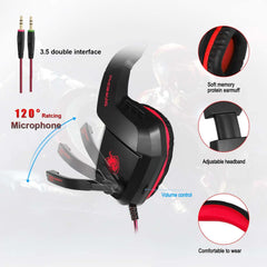 Gaming Headset 3.5mm AUX Jack Gaming Headphones