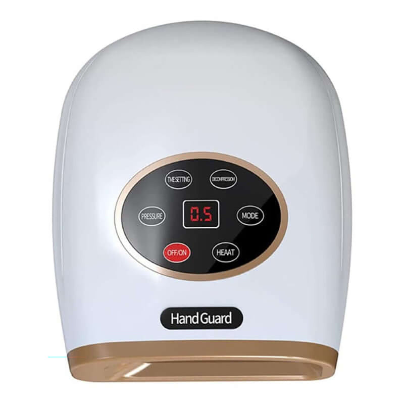 Cordless electric hand massager device