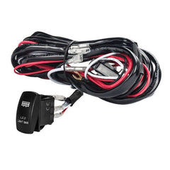 Led light bar wiring harness kit