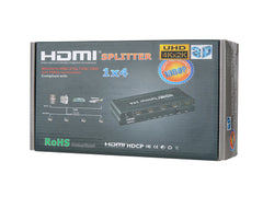 1x4 HDMI Splitter Ultra HD 4K/2K & Full HD 3D