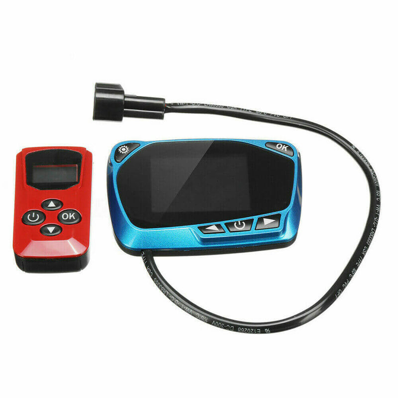 Diesel air heater LCD control