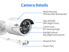 POE Security Camera System 3MP