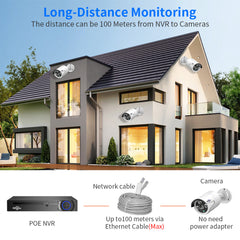 POE Security Camera system 5MP