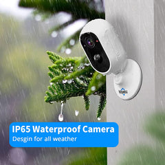 Wireless Camera Battery Operated  Waterproof Security Camera