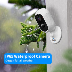 Wireless Camera Battery Operated  Waterproof Security Camera