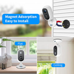 Wireless Camera Battery Operated  Waterproof Security Camera