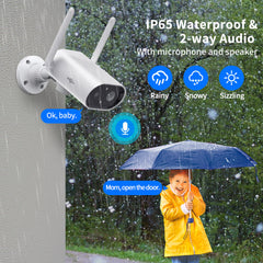 Home Security Camera Rechargeable Outdoor Waterproof Security Camera