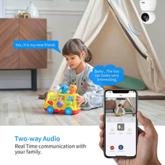 3Mp Home Camera Baby Monitor WiFi Camera Security Camera With 32Gb SD Card