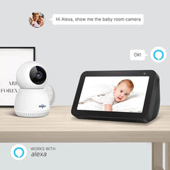 3Mp Home Camera Baby Monitor WiFi Camera Security Camera With 32Gb SD Card