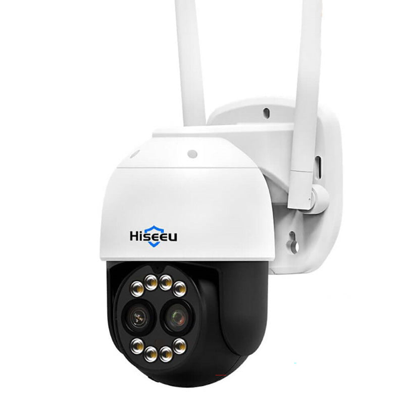 Hiseeu 4K 8MP PTZ IP Camera Outdoor WiFi