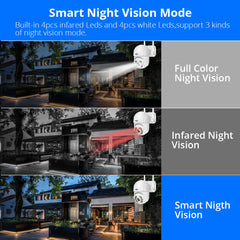 3MP Smart Wireless Security Camera Outdoor