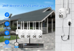 Wireless CCTV Camera System with Night Vision