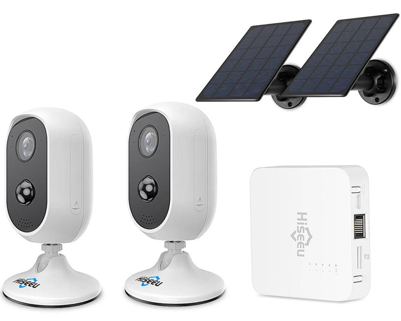 Solar Power CCTV Security Camera System