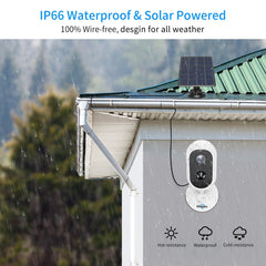 Solar Power CCTV Security Camera System