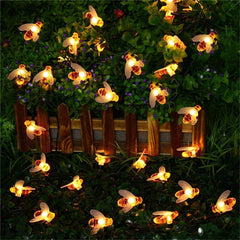 Honeybee Solar Fairy String Lights