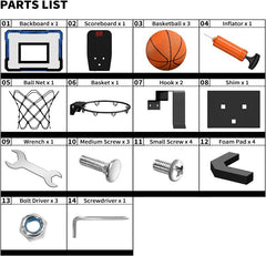 Basketball Hoop Indoor Basketball Hoop with Electronic Scorer