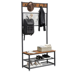 Coat Rack Storage Shelves