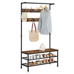 VASAGLE Coat Rack Clothes Rack Stand