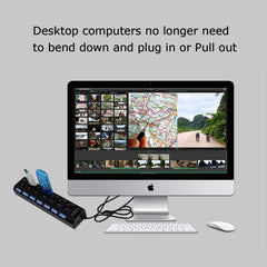 Usb Hub 3.0 Splitter,7 Port Usb Data Hub