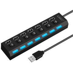 Usb Hub 3.0 Splitter,7 Port Usb Data Hub