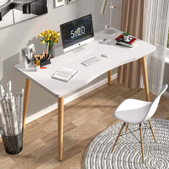 Computer Workstation For Reading, Removable Simple Laptop PC Table, Ergonomics Work Desk Office Table, Modern Wood Writing Desk (100x60x73cm)