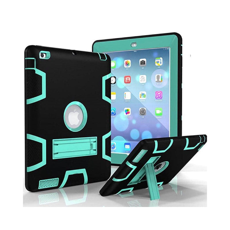 iPad 4 Case Three Layer Heavy Duty Shockproof Protective Case for iPad 4