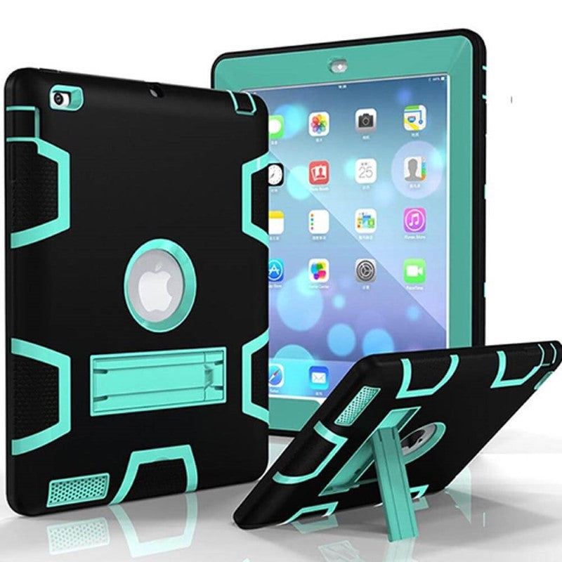 iPad 4 Case Three Layer Heavy Duty Shockproof Protective Case for iPad 4