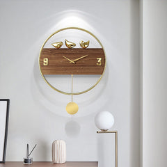 Modern Simple Light Luxury Wall Clock Creative Nordic Individual Clock