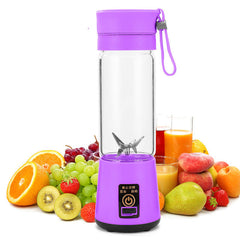 Portable Blender Juicer Mixer 4 Blade