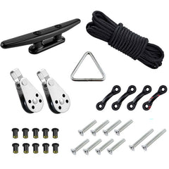 Kayak anchor trolley kit