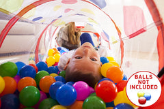 Kids Play Tent 3Pc Kids Play Tent Crawl Tunnel And Ball Pit Kids Play Tent With Basketball Hoop