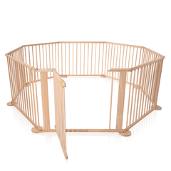 Baby Playpen Toddler Deluxe Kids Wooden Play Pen 8 Panel