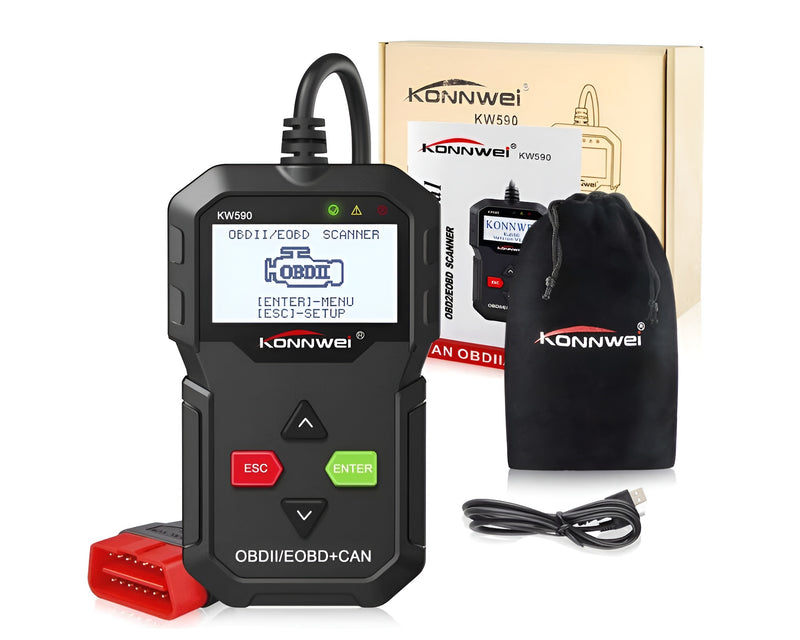 KW590 OBD2 Scanner Code Reader