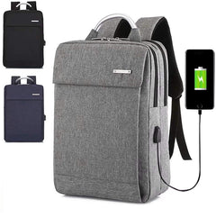 Anti - theft Laptop Backpack Blue 41cm