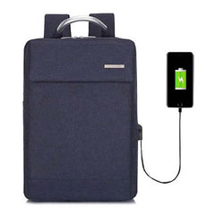 Anti - theft Laptop Backpack Blue 41cm