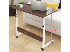 Height Adjustable Laptop Desk Stand Brown