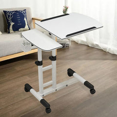 Adjustable Laptop Table Desk Stand with Wheels