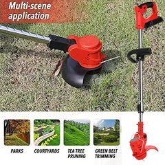 Lawn Mower Cordless Pruning Cutter Weed Wacker Garden Trimmier