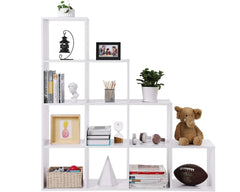 VASAGLE Stair Shaped Cube Bookcase