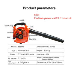 Leaf Blower Gasoline Cordless Petrol