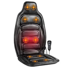 Electric leather back massager