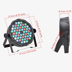 Professional 54 LEDs PAR Light LED Strobe Stage PAR Light 4PCS